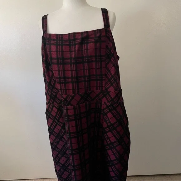 Double Knit Pinafore Plaid - Picture 7 of 7